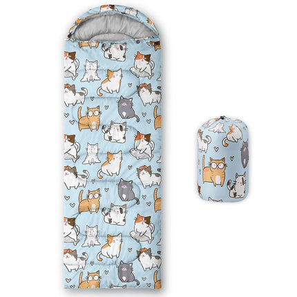 QOOMO Rainbow Waterproof Sleeping Bags for Adults 