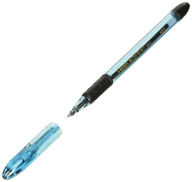 PENBK91RDCA - Razzle Dazzle Pen, Medium Point, Blue Barrel