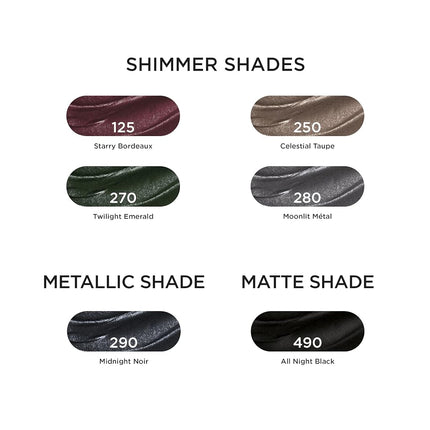 L'Oreal Paris Makeup Le Shadow Stick Eyeshadow, Blendable, Smudge-Resistant, Smokey Cream Eyeshadow, 290 Midnight Noir