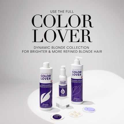 Framesi Color Lover Dynamic Blonde Violet Shampoo - 16.9 Ounce, Purple Shampoo, Blonde Hair Shampoo, Powerful Toning Shampoo, Vegan, Gluten Free, Cruelty Free