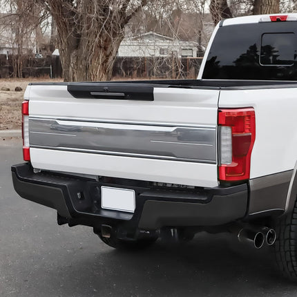 DNA MOTORING Pair of Rear Bumper Ends Compatible with Ford F250 / F350 / F450 SD 2017-2022, without Park Distance Sensors, HC3Z*17906*GPTM, Black, BUMP-R-F25017-C-01-BK
