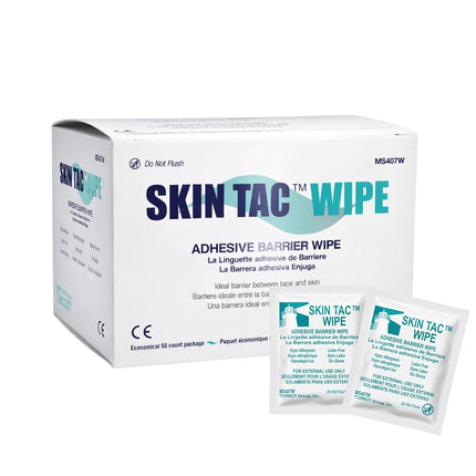 Torbot IM074407W314832 Group Inc Skin Tac"H" Adhesive Barrier Prep Wipe, Liquid Form, Latex-Free, Hypo-allergenic (Box of 50 Each), 1 Pack