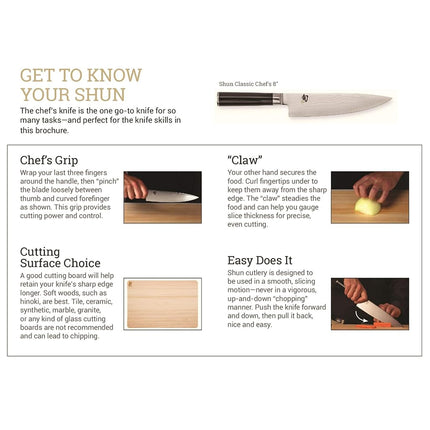 Shun Saya Sheath, Universal Fit for 7”-8” Chef and Santoku Knives, Blonde Beech Wood, Knife Edge Guard for Professional and Home Chefs