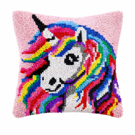 Fantasy Unicorn Latch Hook Kits for Adults Kids, B