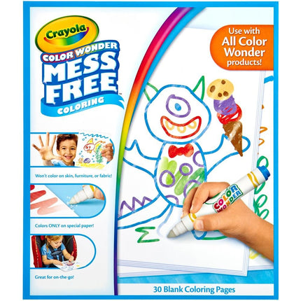Crayola Color Wonder - 75-2479-E-000 - Mess Free Colouring - White Refill Paper