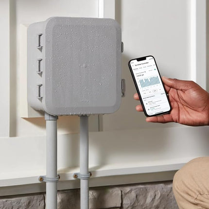 Moen Gray Outdoor Enclosure for Moen Smart Sprinkler Controller, Durable Water-Tight Box, WIACC001G1USA