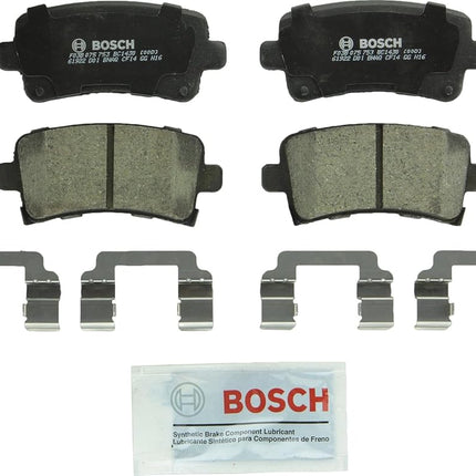 BOSCH BC1430 QuietCast Premium Ceramic Disc Brake Pad Set - Compatible with Select Buick Allure, LaCrosse, Regal; Cadillac XTS; Chevrolet Impala, Malibu; Saab 9-5; FRONT