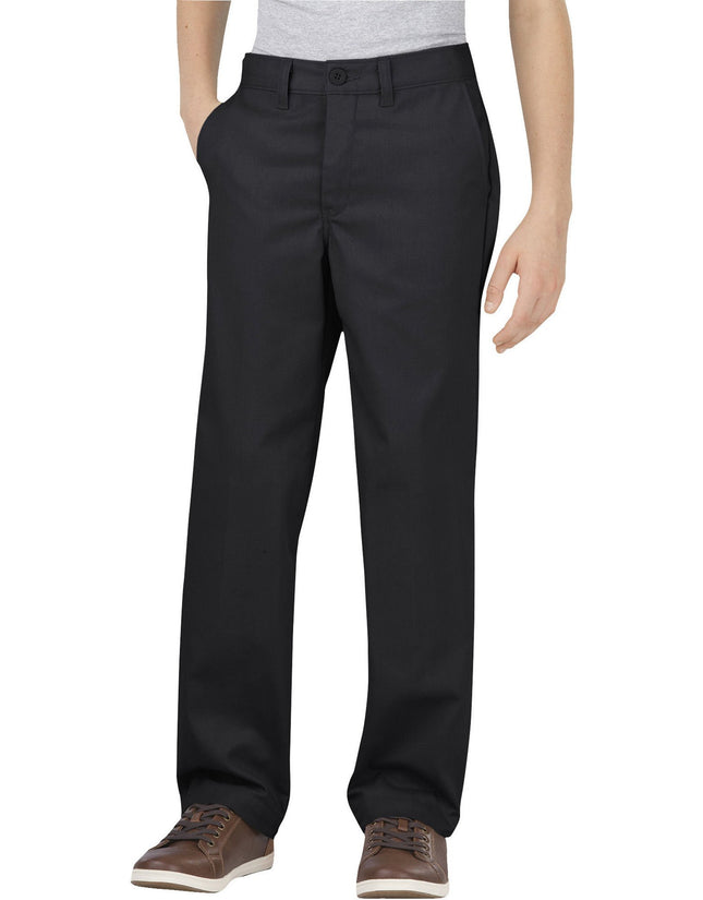Dickies Khaki Boys' Flex Waist Stretch Pant, Black