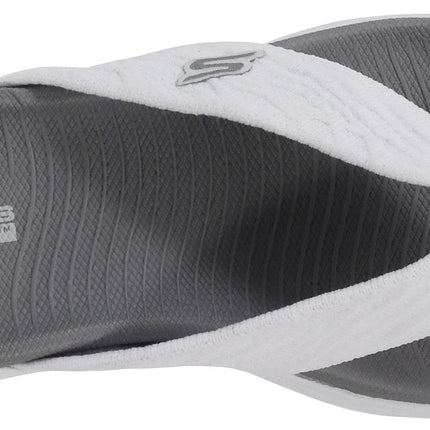 Skechers Women's Flip Flops, White opulent garden, 3 UK