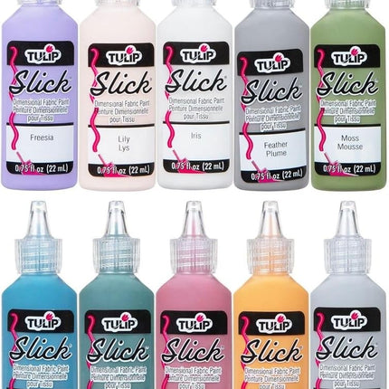Tulip 10 Color Dimensional Paint, 10 Pack, Multico