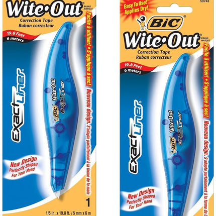 Stylo de ruban correcteur non rechargeable Wite-Out Exact Liner [Lot de 2]