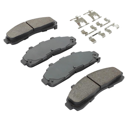 QUALITY-BUILT Premium Semi-Metallic Front Brake Pads (1001-0652M) Compatible with 1995-2002 Ford/Mazda/Mercury (B2300/B2500/B3000/B4000/Explorer/F-100 Ranger/Mountaineer/Ranger)