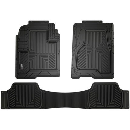 SMART FIT 79930 3-Piece Black Rubber Truck Floor M