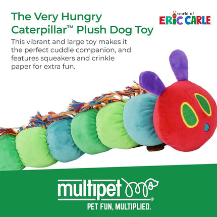 Multipet Very Hungry Caterpillar 18" Plush Dog Toy