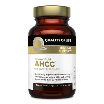 Premium Kinoko Gold AHCC Supplement–500mg of AHCC 