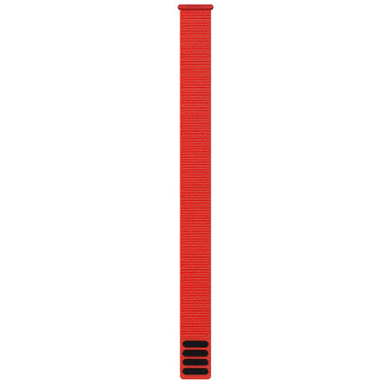 Garmin UltraFit Watch Straps (26mm), Lightweight, suitable for selected fēnix-, epix-, Descent-, D2-, Instinct-, Forerunner- and Tactix series smartwatches, Original accessory, Nylon, Flame Red