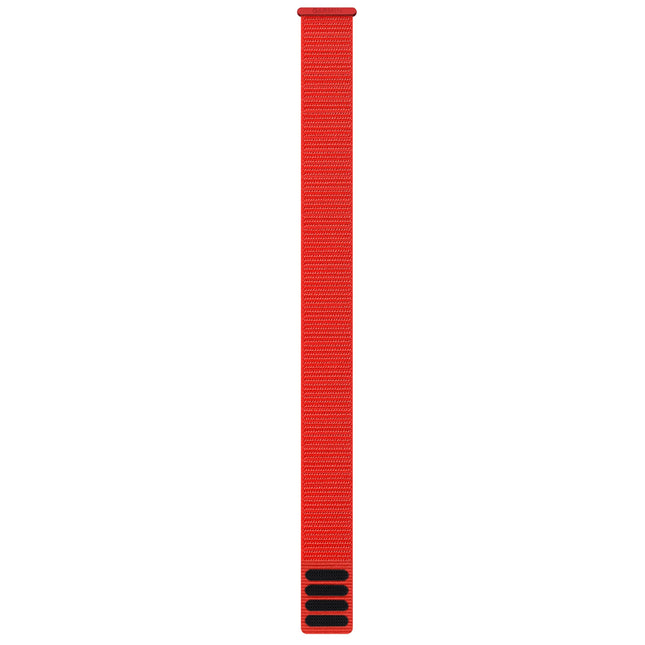 Garmin UltraFit Watch Straps (26mm), Lightweight, suitable for selected fēnix-, epix-, Descent-, D2-, Instinct-, Forerunner- and Tactix series smartwatches, Original accessory, Nylon, Flame Red