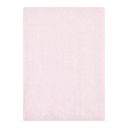 Hudson Baby Unisex Baby Cotton Flannel Burp Cloths Bundle, Pink Gray Elephant, One Size