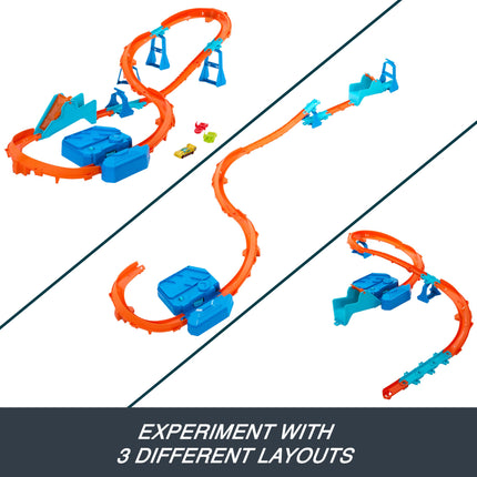Hot Wheels Track Creator Boosted Jump Speedway Set & Toy Car