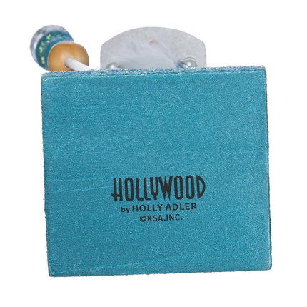 Kurt Adler Hollywood Nutcracker, 17-Inch, Turquoise/White