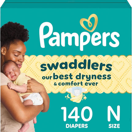 Diapers Newborn/Size 0 (< 10 lb), 140 Count - Pamp
