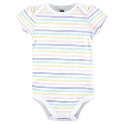 Bodysuits de Algodón Hudson Baby Unisex de Vacaciones para Bebés, Rosa, 0-3 Meses
