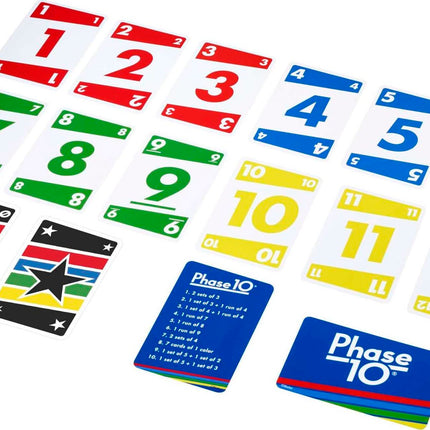 UNO, Phase 10 y Pic Flip Bundle Tin, 3 juegos de cartas Mattel para jugadores de 7 años en adelante, lata de almacenamiento decorativa, regalo para niños, familia y noche de juegos para adultos de 7 años en adelante