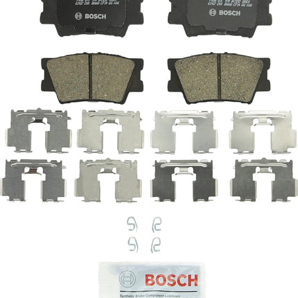 BOSCH BC1212 QuietCast Premium Ceramic Disc Brake Pad Set - Compatible with Select Lexus ES300h, ES350, HS250h; Pontiac Vibe; Toyota Avalon, Camry, Matrix, RAV4; REAR