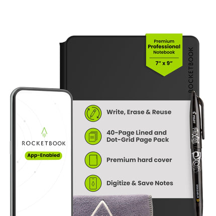 Rocketbook Pro 2.0 Reusable Digital Notebook - Sma