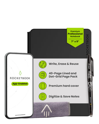 Rocketbook Pro 2.0 Reusable Digital Notebook - Sma