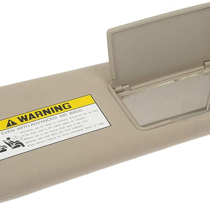 Dorman 74203 Passenger Side Sun Visor Compatible with Select Hyundai Models, Beige Length: 6.5 In, Thickness: 0.75 In