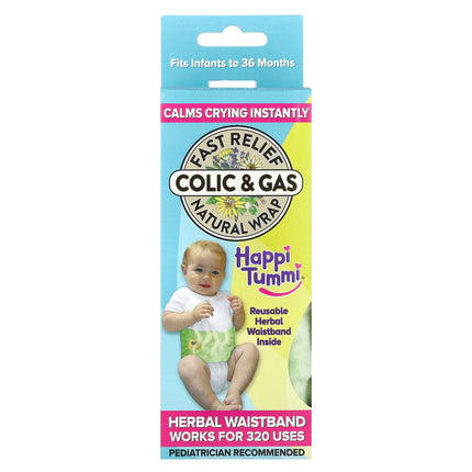 Happi Tummi Colic and Gas Relief Waistband (Green)