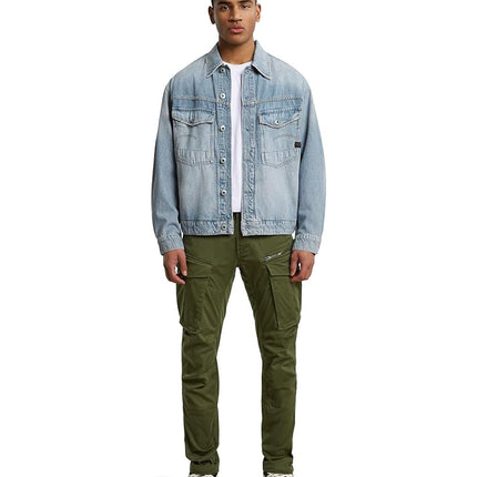 G-STAR Men's Rovic Zip 3D Regular Tapered Pants, Green (dk Bronze Green D02190-5126-6059), 40W / 32L