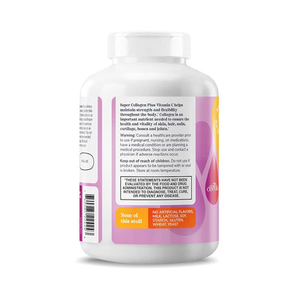 21st Century Super Collagen Plus Vitamin C Supplements, 180 Count