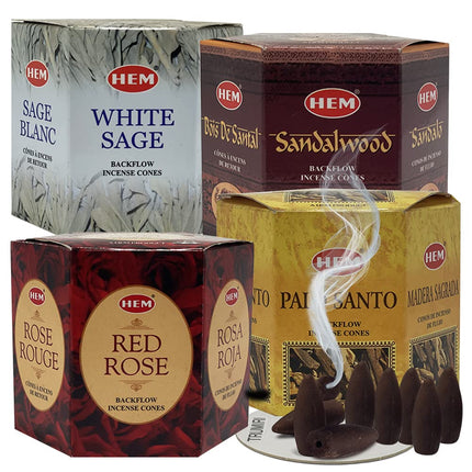 TRUMIRI Incense Cones - Variety Pack of 4 Fragranc