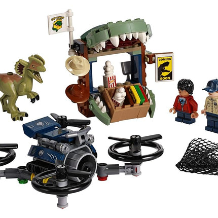 LEGO Jurassic World Dilophosaurus on The Loose 75934 Building Kit, New 2019 (168 Pieces)