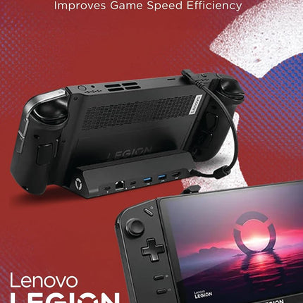 Lenovo Legion Go USB-C Hub Dock - 6-in-1 Dock, Improves Game Speed Efficiency, 4K Visual Support - Gaming Accessory