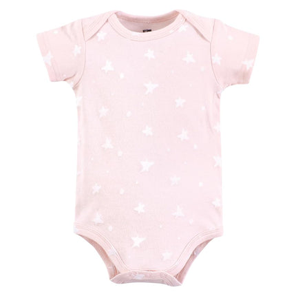 Bodysuits de algodón unisex Hudson Baby, Unicorn Dreams Pink, Prematuro