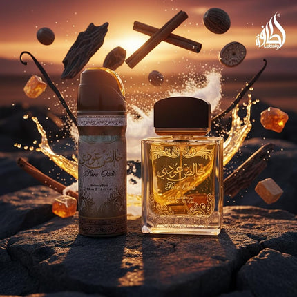 Lattafa Pure Oudi Eau De Perfume Spray, 100 ml