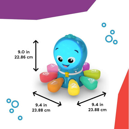 Jouet d'éveil à ramper et poursuivre Baby Einstein Ocean Explorers Go Opus Go avec musique, lumières et contenu éducatif pour les 3 mois à 5 ans
