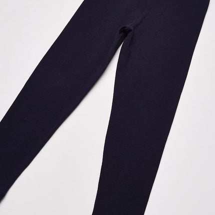 Hanes Little Girls' Leggings (Pack of 3), Navy, Medium