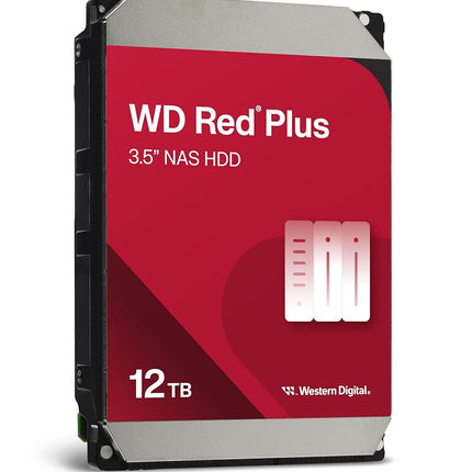 WD Red Pro 12TB NAS 3.5" Internal Hard Drive - 7200 RPM, SATA 6 Gb/s, CMR, 512MB Cache