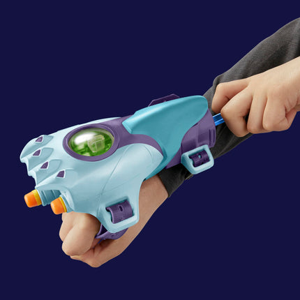 Transformers EarthSpark Cyber-Sleeve Battle Blaster with 3 Nerf Darts and Cyber-Sword, Interactive Role Play Toys for Boys and Girls Ages 6 and Up