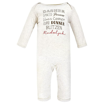 Hudson Baby Combinaison unisexe pour enfant en coton, renne Rodolphe, 9-12 mois