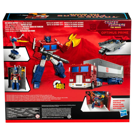 Transformers Toys Studio Series Commander Class The Transformers: The Movie 86-31 Optimus Prime Toy, 7-Inch, Action Figure for Boys and Girls Ages 8 and Up