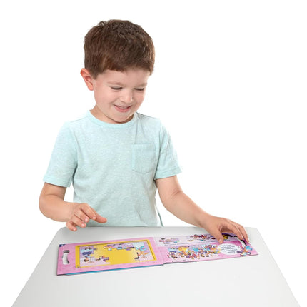 Melissa & Doug Take-Along Magnetic Jigsaw Puzzles Travel Toy � Princesses (2 15-Piece Puzzles)