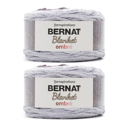 Bernat Blanket Ombre Charcoal Ombre Yarn - 2 Pack 