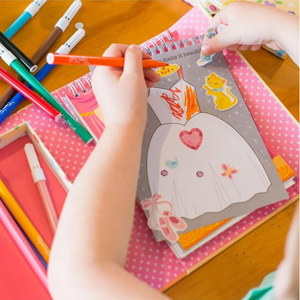 Tiger Tribe Ballet Colouring Set & Drawing Set