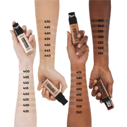 L’Oréal Paris Infallible 24H Fresh Wear Foundation, Lightweight, Longwear, Breathable Formula - Honey Bisque, 30 mL