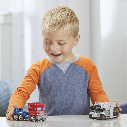 Transformers Toys Heroes and Villains Optimus Prime and Megatron 2-Pack, 17.5 cm, Action Figures For Boys And Girls Ages 6 and Up